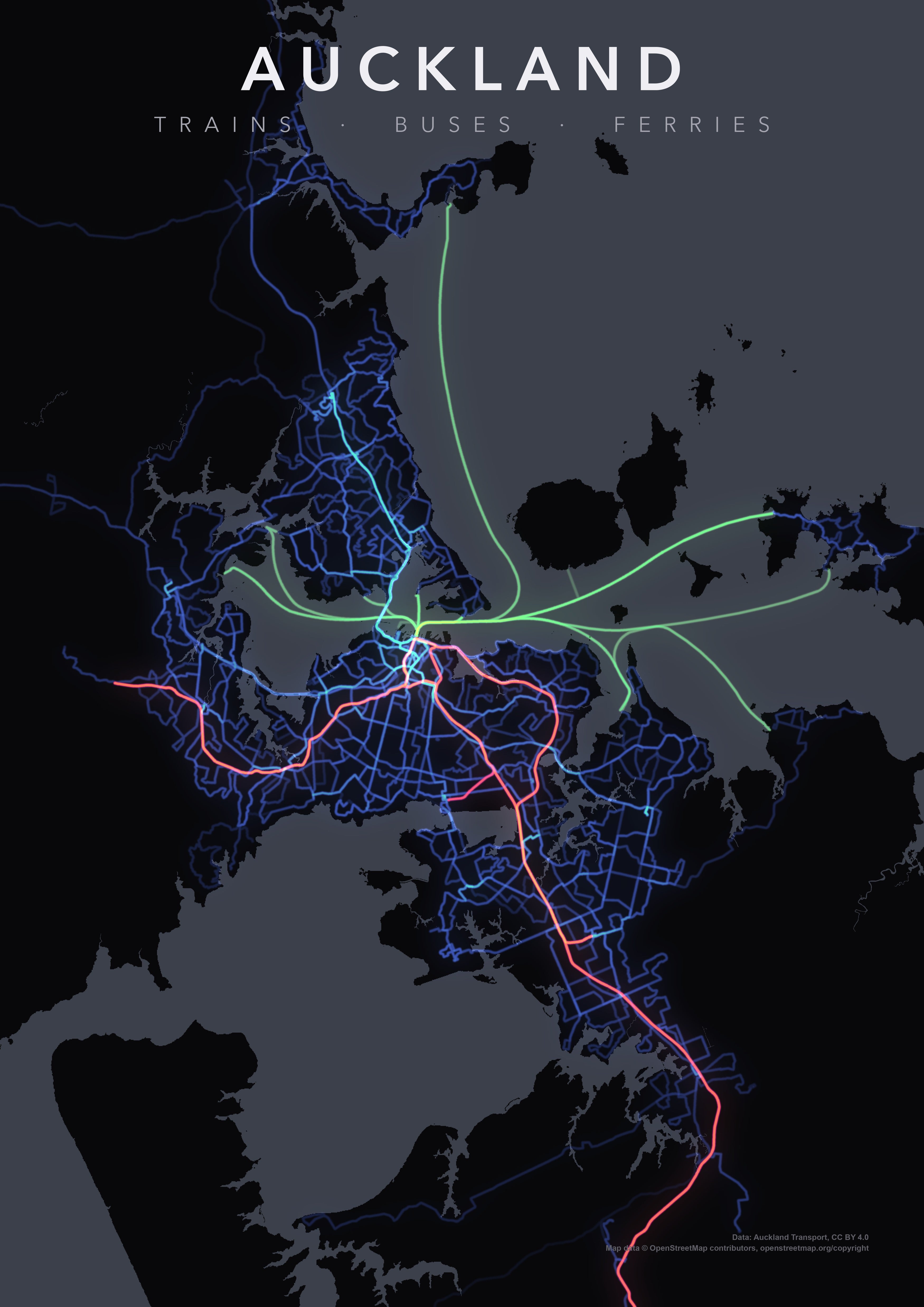 Full-resolution detail: Auckland Transit Network poster, with city name
